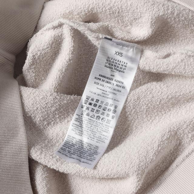 Maison Martin Margiela メゾンマルタンマルジェラ スウェット ライトベージュ サイズ:XXS | 24SS バックプリント ボートネック スウェットシャツ (S50GU0222 S25570) | トップス トレーナー【メンズ】【中古】 Maison Martin Margiela メゾンマルタンマルジェラ スウェット ライト