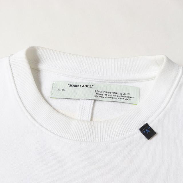 OFF-WHITE オフホワイト スウェット ホワイト 白 サイズ:M | ペンキ アロー クルーネック スウェットシャツ | トップス トレーナー プルオーバー 【メンズ】【中古】【K4563】_2