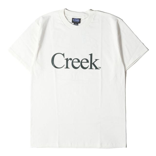 Creek Anglers Device クリークアングラーズデバイス Tシャツ オフホワイト 白 サイズ:M | ブランドロゴ クルーネック Tシャツ | トップス カットソー 半袖【メンズ】【K4564】