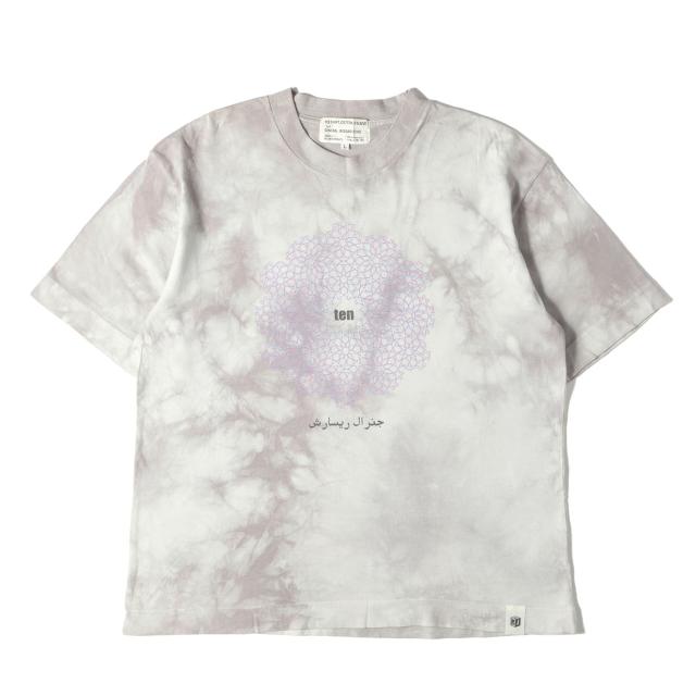 GENERAL RESEARCH ジェネラル リサーチ Tシャツ グレー系 サイズ:L | 00s 10周年記念 タイダイ染め クルーネック Tシャツ | 00年代 アーカイブ | トップス カットソー 半袖【メンズ】【中古】【K4564】