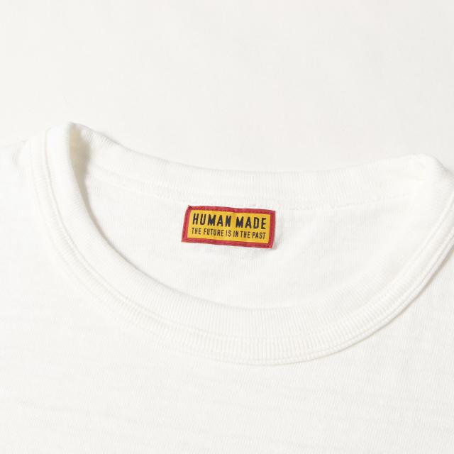HUMAN MADE ヒューマンメイド Tシャツ ホワイト 白 サイズ:2XL | 25SS BLUE BOTTLE COFFEE クルーネック ポケット Tシャツ | トップス カットソー 半袖 | コラボ【メンズ】【K4564】 HUMAN MADE ヒューマンメイド Tシャツ ホワイト 白 サイズ:2XL | 25SS