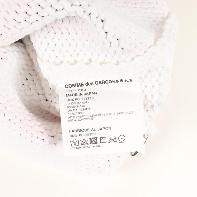 COMME des GARCONS SHIRT コムデギャルソン シャツ ニット ホワイト レッド ブルー系 サイズ:S | 25SS タータンチェック 転写プリント ミドルゲージ ポリ ニット (FO-N003) | 日本製 | トップス セーター【メンズ】【K4564】_3