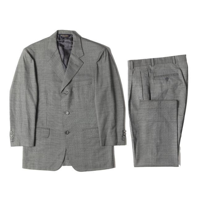 BROOKS BROTHERS ブルックスブラザーズ グレー サイズ:36SHT 30W | ピンチェック ウール スーツ セットアップ 【メンズ】【中古】【K4565】