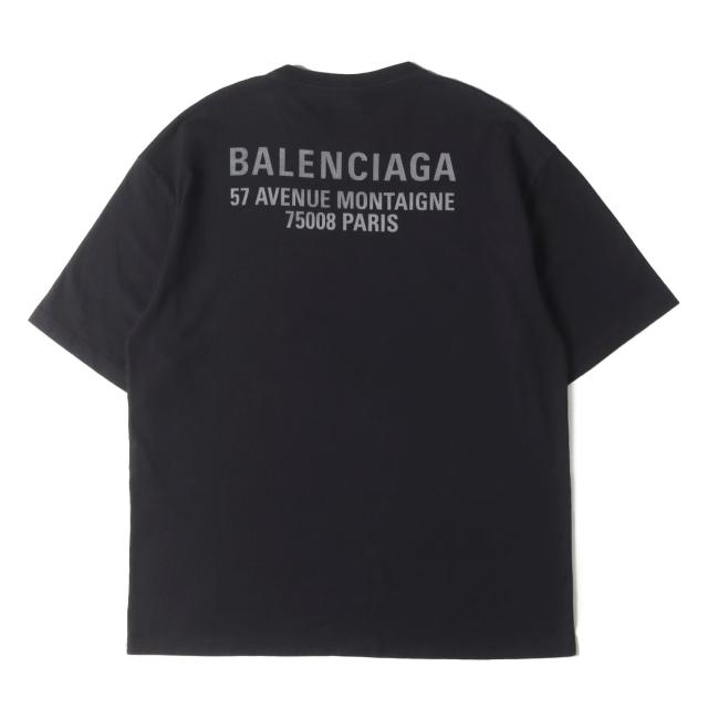 BALENCIAGA バレンシアガ Tシャツ ブラック 黒 サイズ:M | PCメーカー
