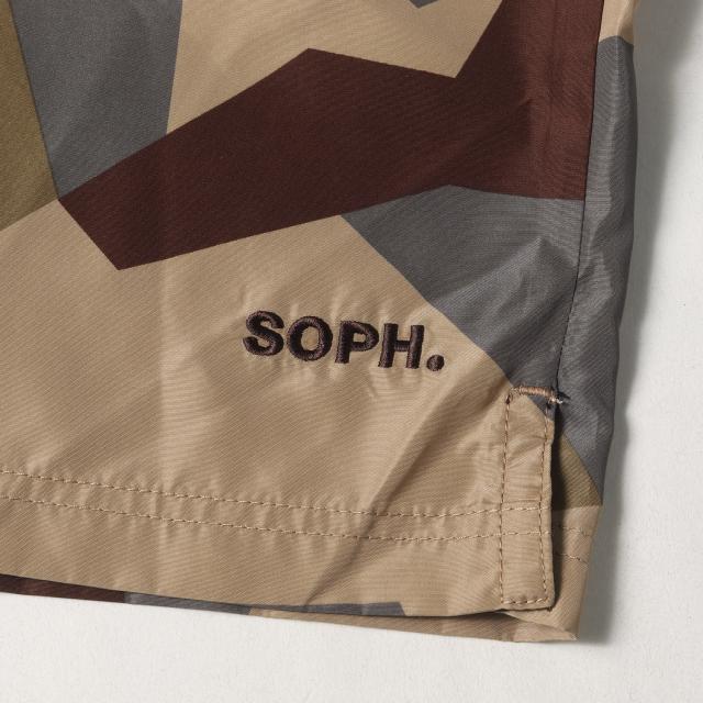 F.C.Real Bristol エフシーレアルブリストル パンツ ベージュ迷彩 サイズ:XL | 幾何学 迷彩 プラクティス ナイロン ショーツ (CAMOUFLAGE PRACTICE SHORTS) | ボトムス ショートパンツ【メンズ】【K4566】