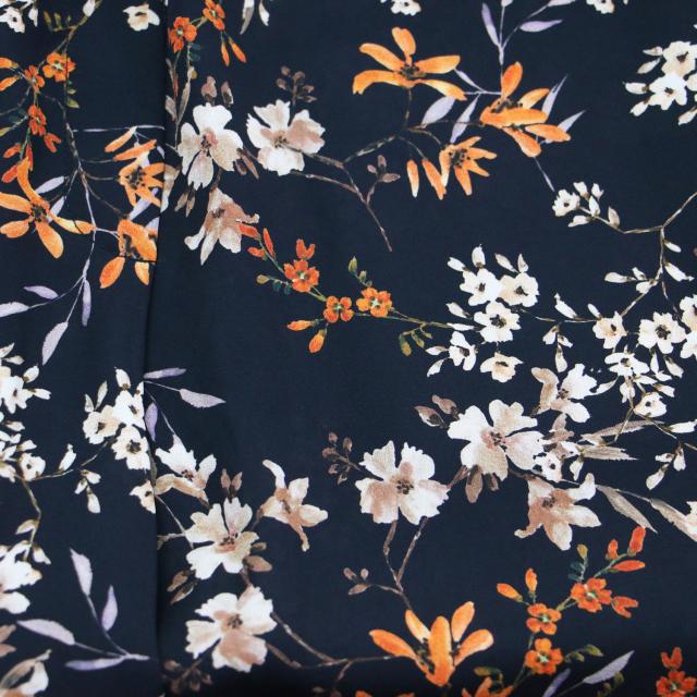 Theory セオリー パンツ ブラック サイズ:S | シアー 花柄 ワイドパンツ / イージーパンツ | フレア 総柄 ウエストゴム | 日本製 | ボトムス ズボン【レディース】【中古】【K4566】 Theory セオリー パンツ ブラック サイズ:S | シアー 花柄 ワイド