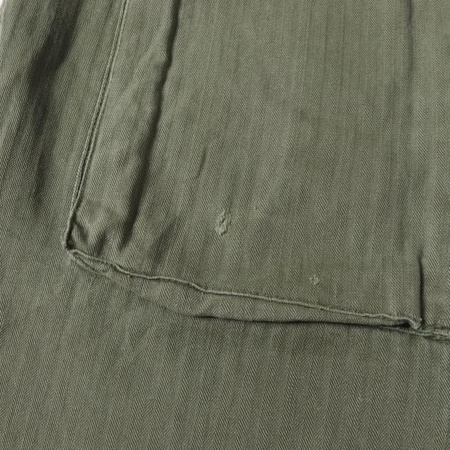Vintage Military Item ヴィンテージミリタリー [カフスリメイク品] 40s 米軍実物 U.S.ARMY M-43 HBT ヘリンボーンツイル ジャケット | オリーブ サイズ:36R | 40年代 古着 | アウター ブルゾン 上着 【メンズ】【中古】【K4568】