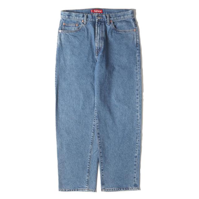 Supreme シュプリーム パンツ インディゴ サイズ:30 | 23AW クラシックロゴ刺繍 バギー デニムパンツ (Baggy Jean) | ボトムス ジーンズ ジーパン【メンズ】【中古】【美品】【K4569】