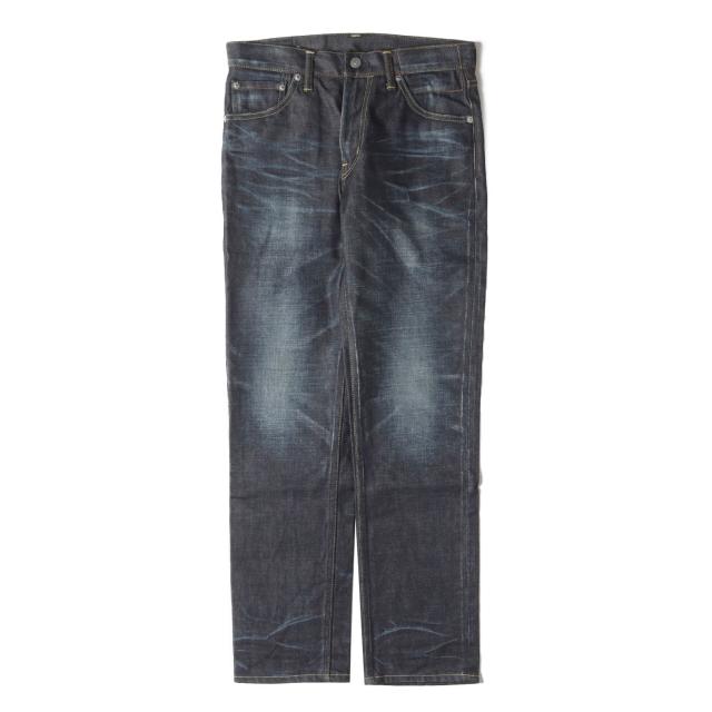 visvim ビズビム パンツ インディゴ サイズ:30×30 | ヴィンテージ加工 リジッド デニムパンツ (SOCIAL SCULPTURE DENIM 03NW 03 NON-WASHED) | ボトムス ジーンズ ジーパン【メンズ】【中古】【K4569】
