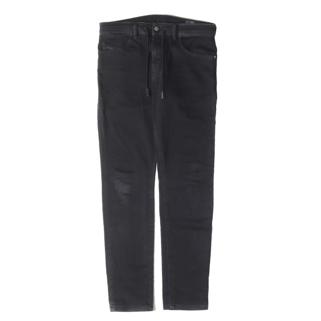 DIESEL ディーゼル パンツ ブラック 黒 サイズ:32 | ストレッチ スリム デニムスウェットパンツ (THOMMER CBB-NE) | ボトムス ズボン【メンズ】【中古】【K4569】