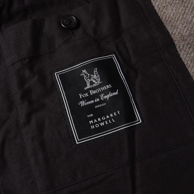 MARGARET HOWELL マーガレットハウエル コート ヘザーグレー サイズ:M | 23AW FOX BROTHERS ダブルジップ ハーフ コート (579-3225004) | 日本製 | アウター ジャケット ブルゾン 上着【メンズ】【中古】【美品】【K4569】_2