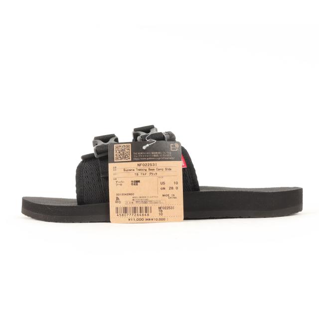 Supreme シュプリーム ブラック 黒 サイズ:US10(28.0cm) | 22SS THE NORTH FACE トレッキング サンダル (Trekking Sandal) | コラボ シューズ 靴【メンズ】【K4570】