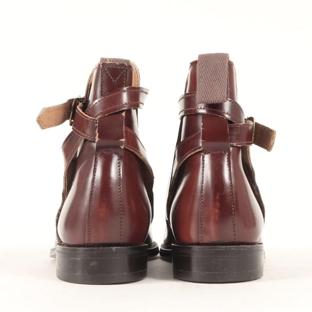 Desborough Shoes デスボロー シューズ サイズ:UK5.5(24.5cm位) | ストラップ付き レザー ブーツ | ブラウン | イングランド製 | ブランド シューズ 靴【メンズ】【中古】【K4570】 Desborough Shoes デスボロー シューズ サイズ:UK5.5(24.5cm位