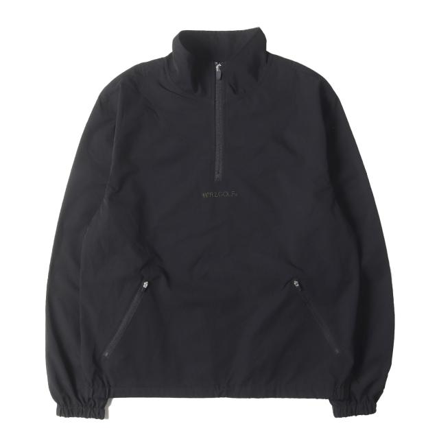 FR2 エフアールツー ジャケット ブラック 黒 サイズ:M | GOLF Rabbits Country Club ストレッチ ハーフジップ プルオーバー ジャケット | アウター ブルゾン 上着【メンズ】【中古】【美品】【K4571】