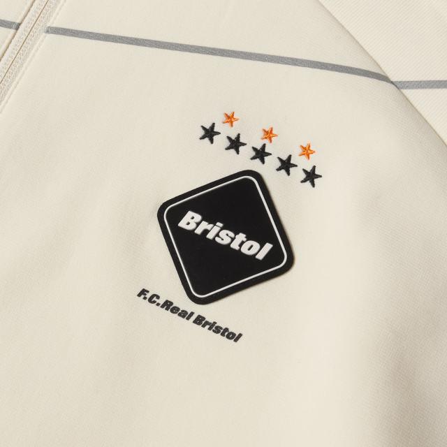 F.C.Real Bristol エフシーレアルブリストル ジャケット オフホワイト 白 サイズ:XL | 25SS PDK ジャージ バギー トラックジャケット (PDK REFLECT LINE BAGGY JACKET) | アウター ブルゾン 上着【メンズ】【K4571】