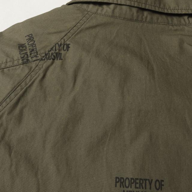 NEXUS 7 ネクサスセブン ジャケット カーキ サイズ:50(XL) | ブランドロゴ柄 コットン コーチジャケット | アウター ブルゾン 上着【メンズ】【中古】【K4571】 NEXUS 7 ネクサスセブン ジャケット カーキ サイズ:50(XL) | ブランド