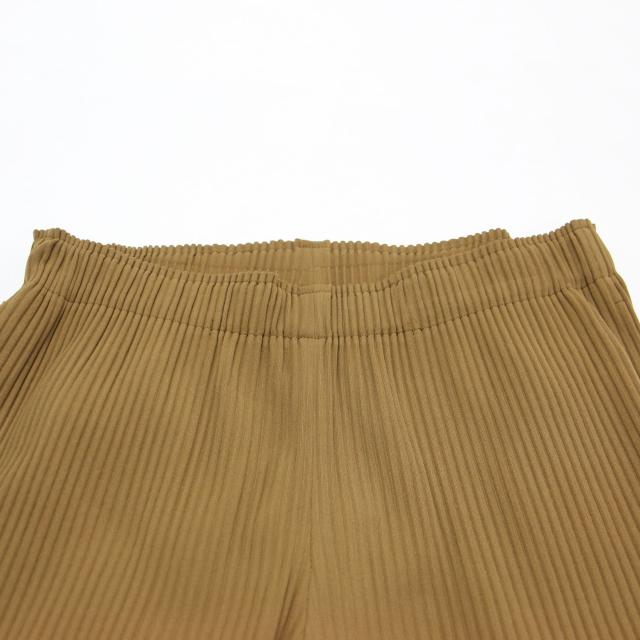 me ISSEY MIYAKE ミー イッセイミヤケ パンツ ブラウン サイズ:FREE