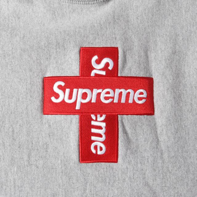 Supreme シュプリーム パーカー ヘザーグレー サイズ:M | 20AW クロスボックスロゴ スウェット パーカー (Cross Box Logo Hooded Sweatshirt) | トップス フーディー プルオーバー【メンズ】【中古】【K4572】_3