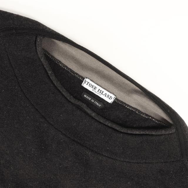 STONE ISLAND ストーンアイランド ニット ブラック 黒 サイズ:M | 90s ボートネック ウールニット セーター | 90年代 | トップス【メンズ】【中古】【K4572】_2