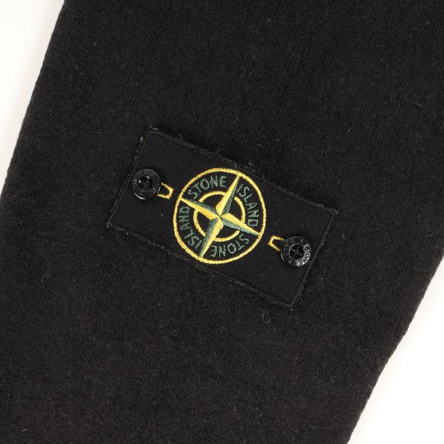 STONE ISLAND ストーンアイランド ニット ブラック 黒 サイズ:M | 90s ボートネック ウールニット セーター | 90年代 | トップス【メンズ】【中古】【K4572】_3