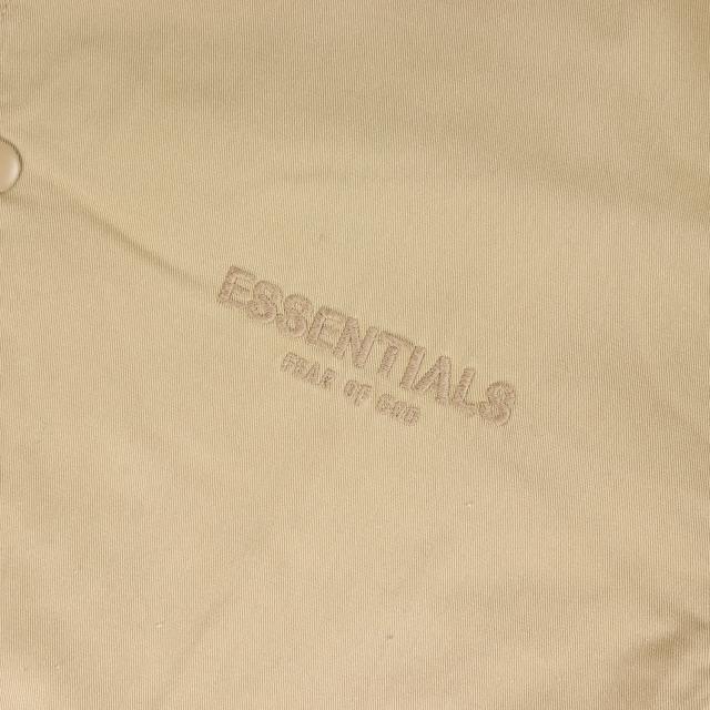 FEAR OF GOD フィアオブゴッド ジャケット ベージュ サイズ:L | FOG ESSENTIALS 裏地キルティング オーバーサイズ コーチジャケット | アウター ブルゾン 上着【メンズ】【中古】【K4572】 FEAR OF GOD フィアオブゴッド ジャケット ベージュ サイズ:L | FOG
