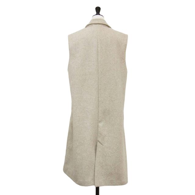 ZARA ザラ ジレ ベージュ サイズ:M | 22春夏 テーラード ロング ジレ / ベスト | 膝丈 Aライン スリット | トップス 羽織り 着回し【レディース】【中古】 ZARA ザラ ジレ ベージュ サイズ:M | 22春夏 テーラード ロング ジレ