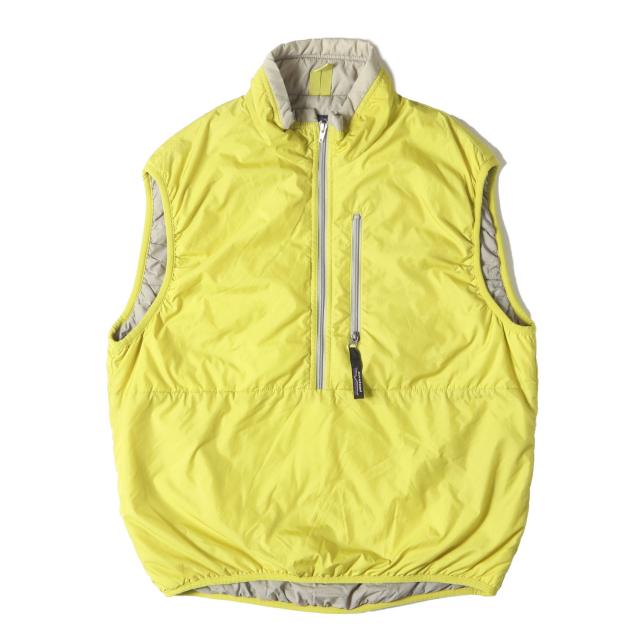 Patagonia パタゴニア ベスト グリーンスパーク サイズ:S | 好配色 | 00s パフボール ハーフジップ 中綿ベスト (Puffball Vest) | 00年代 古着 | トップス レイヤード 軽量モデル【メンズ】【中古】【K4573】