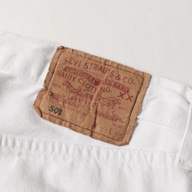 Levis / vintage ヴィンテージ リーバイス パンツ サイズ:31×30 | 90s EURO Levis 501 ホワイトデニムパンツ (501-0150) | ポーランド製 | ホワイト 白 | ボトムス ジーンズ ジーパン【メンズ】【中古】【K4573】 Levis / vintage ヴィンテージ リーバイス パンツ サイズ:31×30 | 90s