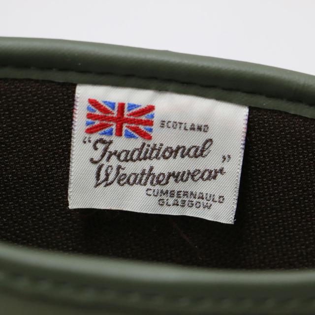 Traditional Weatherwear トラディショナル ウェザーウェア カーキ サイズ:36(23.0cm) | ロゴ レインブーツ /  長靴 | ロング ラバー | ブランド シューズ 靴【レディース】【中古】【K4573】
