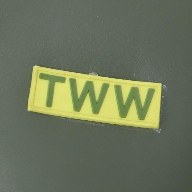 Traditional Weatherwear トラディショナル ウェザーウェア カーキ サイズ:36(23.0cm) | ロゴ レインブーツ /  長靴 | ロング ラバー | ブランド シューズ 靴【レディース】【中古】【K4573】