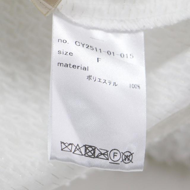 cygne シーニュ ブラウス ホワイト サイズ:FREE | 25春夏 ツッキリ