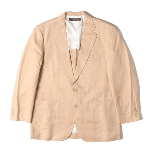 BROOKS BROTHERS ブルックスブラザーズ ジャケット ペールオレンジ サイズ:A6 | 80s コットンリネン 2B テーラード ジャケット | MADE IN JAPAN | アウター ブレザー 上着【メンズ】【中古】【K4575】