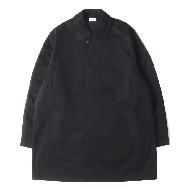 Ron Herman ロンハーマン コート ブラック 黒 サイズ:M | 25SS ピーチスキン ステンカラー コート (4120200001) | アウター ジャケット 上着【メンズ】【中古】【K4575】