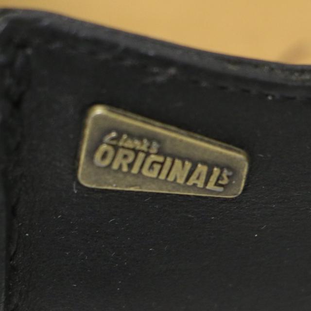 Clarks クラークス ブラック 黒 サイズ:UK6(25.0cm) | ラガー スムースレザー サイドレースアップ シューズ | Lugger | モカシン クレープソール | ブランド 靴【レディース】【中古】【K4575】