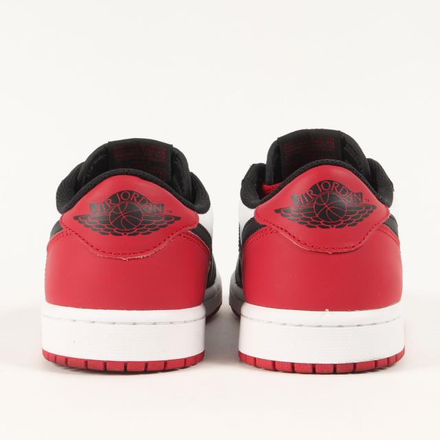 NIKE ナイキ サイズ:26.5cm | AIR JORDAN 1 LOW OG BLACK TOE / つま黒(CZ0790-106) | エアジョーダン1 ロー | ホワイト ブラック バーシティレッド | US8.5 | ローカット スニーカー シューズ 靴【メンズ】【中古】【美品】【K4576】