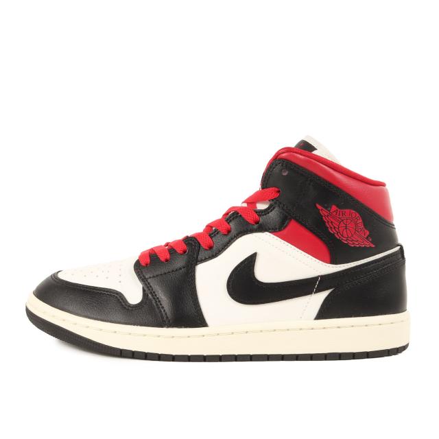 NIKE ナイキ サイズ:28.0cm | WMNS AIR JORDAN 1 MID (BQ6472-061) | ウィメンズ エアジョーダン1 ミッド | ブラック ジムレッド | WMNS US11 | ミドルカット スニーカー シューズ 靴【メンズ】【中古】【美品】【K4576】