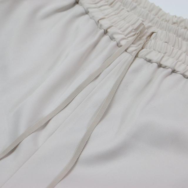 Whim Gazette ウィムガゼット パンツ ライトベージュ サイズ:FREE | 21秋冬 ジョガー パンツ / イージーパンツ | テーパード 裾絞り ウエストゴム ストレッチ | ボトムス ズボン | 日本製【レディース】【中古】【K4576】 Whim Gazette ウィムガゼット パンツ ライトベージュ サイズ:FREE | 21