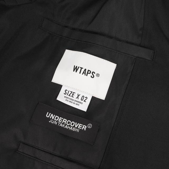 WTAPS ダブルタップス コート ブラック 黒 サイズ:M | 21AW UNDERCOVER サージ チェスターコート (JT COAT / WOPO. SERGE) | アウター ジャケット 上着【メンズ】【中古】【美品】【K4577】 WTAPS ダブルタップス コート ブラック 黒 サイズ:M | 21AW UNDERCOVER