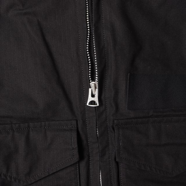 Sacai サカイ ジャケット 黒 ブラック サイズ:3 | 24AW テーラード ドッキング ボンバー ジャケット Rip Stop Jacket 24-03431M | 上着 アウター ブルゾン 【メンズ】【中古】【美品】【K4587】_3