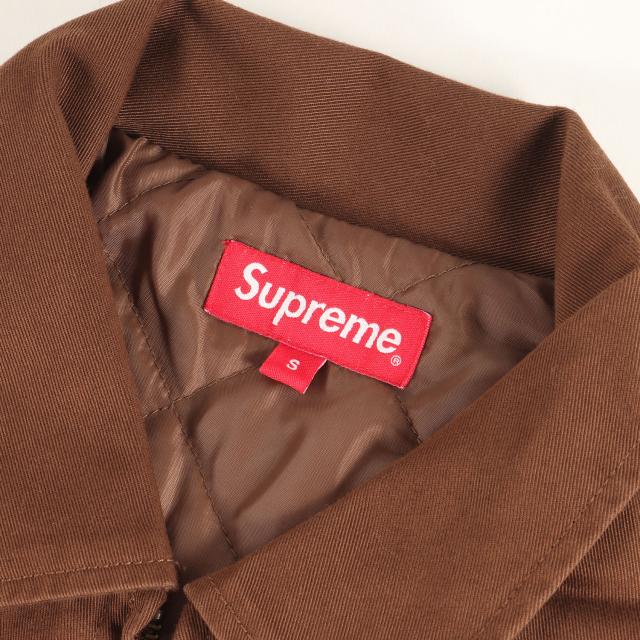 Supreme シュプリーム ジャケット 茶 ブラウン サイズ:S | 21AW THE CROW 裏地キルティング ワークジャケット Work Jacket | ザ クロウ コラボ 上着 アウター ブルゾン 【メンズ】【中古】【K4597】_3