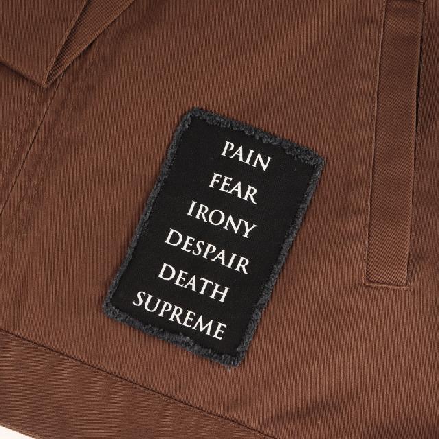 Supreme シュプリーム ジャケット 茶 ブラウン サイズ:S | 21AW THE CROW 裏地キルティング ワークジャケット Work Jacket | ザ クロウ コラボ 上着 アウター ブルゾン 【メンズ】【中古】【K4597】_5