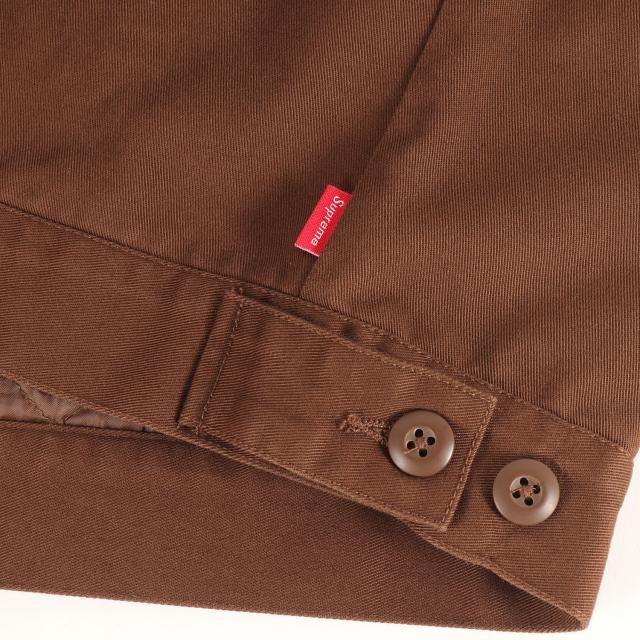 Supreme シュプリーム ジャケット 茶 ブラウン サイズ:S | 21AW THE CROW 裏地キルティング ワークジャケット Work Jacket | ザ クロウ コラボ 上着 アウター ブルゾン 【メンズ】【中古】【K4597】_6