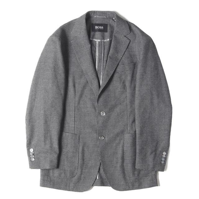 HUGO BOSS ヒューゴボス テーラードジャケット グレー×ブラック【メンズ】