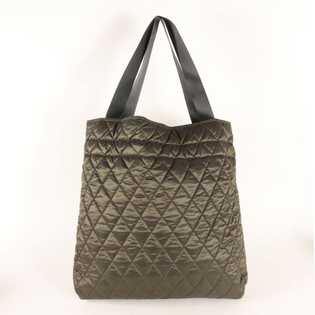 Yohji Yamamoto ヨウジヤマモト バッグ カーキ | Ys 2WAY キルティング ボア ショルダー トート バッグ (QUILTED POLYESTER TOTE BAG) | 日本製 ブランド カバン【メンズ】【中古】【美品】【K4603】_2