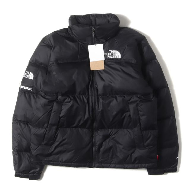 Supreme シュプリーム ジャケット ブラック 黒 サイズ:L | 24AW THE NORTH FACE パッチ付き ヌプシ ダウンジャケット (Nuptse Jacket) | アウター ブルゾン 上着 | コラボ【メンズ】【K4638】