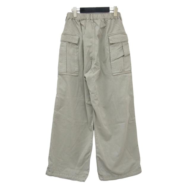 Plage プラージュ パンツ ベージュ サイズ:36(S) | 24春夏 ミリタリー パンツ / military カーゴパンツ | ワイド 裾絞り コットン | ボトムス ズボン【レディース】【K4638】_1