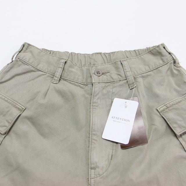 Plage プラージュ パンツ ベージュ サイズ:36(S) | 24春夏 ミリタリー パンツ / military カーゴパンツ | ワイド 裾絞り コットン | ボトムス ズボン【レディース】【K4638】_2