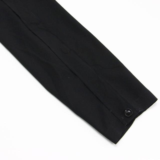 Yohji Yamamoto ヨウジヤマモト パンツ ブラック 黒 サイズ:1(S) | 24春夏 Ys ウール ギャバジン サイドパーツ付き パンツ | WOOL GABARDINE SIDE DETAIL PANTS | テーパード ウエストゴム カットオフ | 日本製 | ボトムス ズボン【レディース】【中古】【K4638】_5