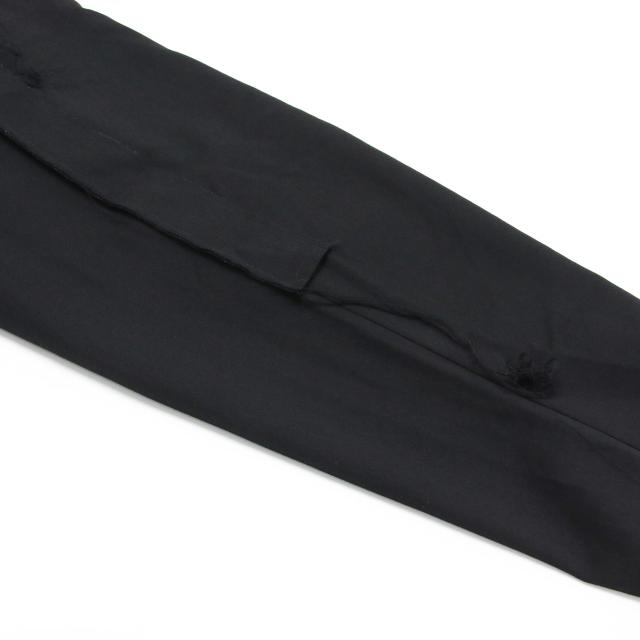 Yohji Yamamoto ヨウジヤマモト パンツ ブラック 黒 サイズ:1(S) | 24春夏 Ys ウール ギャバジン サイドパーツ付き パンツ | WOOL GABARDINE SIDE DETAIL PANTS | テーパード ウエストゴム カットオフ | 日本製 | ボトムス ズボン【レディース】【中古】【K4638】_6