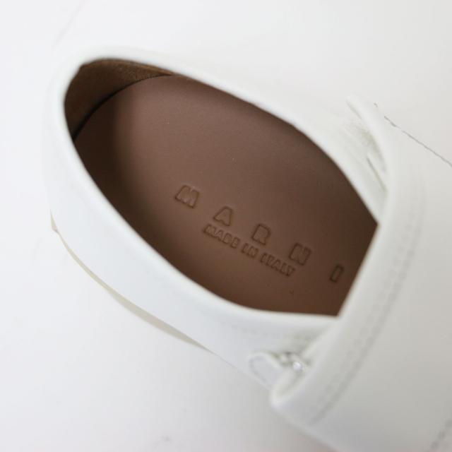 MARNI マルニ サイズ:38(25.0cm) | ナッパレザー パブロ メリージェーンスニーカー | PABLO | 厚底 ストラップ フラット ロゴ | アイボリー | イタリア製 ブランド シューズ 靴【レディース】【K4669】_5